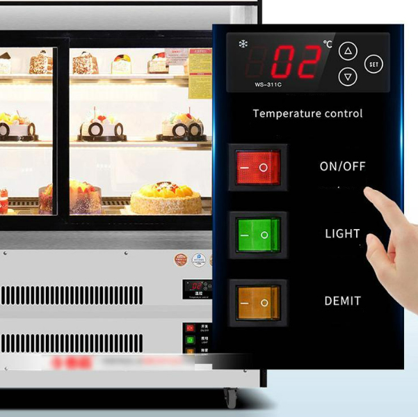 cake display cabinet  temperature