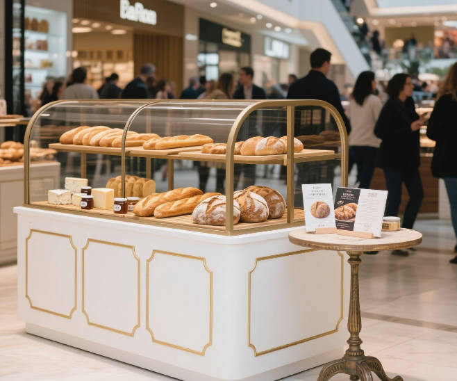 French Bread Display Cabinets